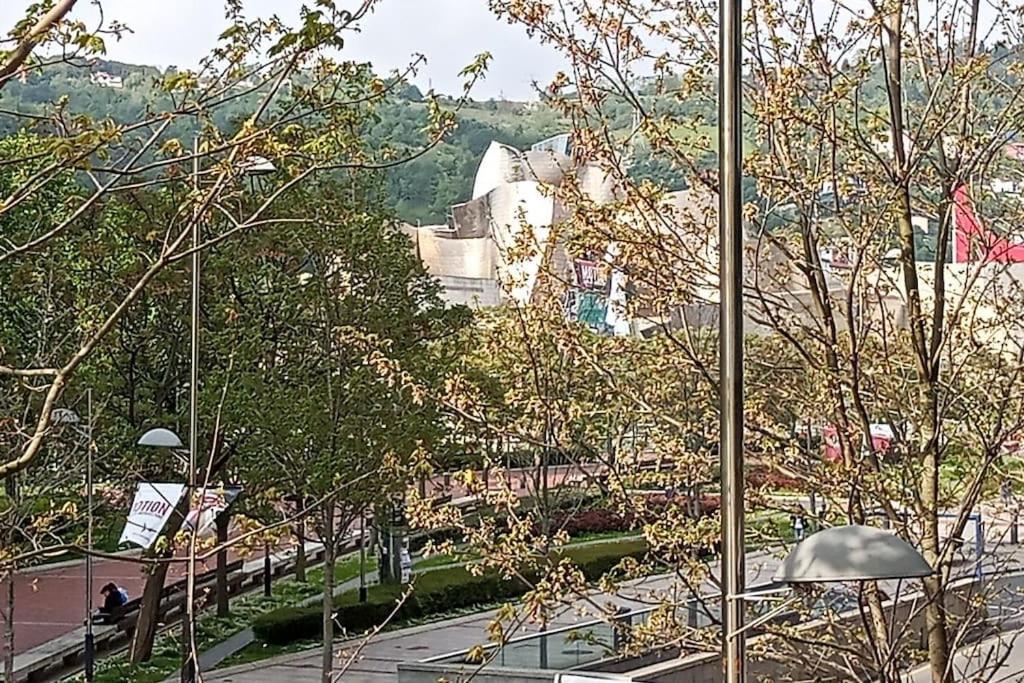 Apartamento Guggenheim Centrico Y Confortable Bilbao Bagian luar foto